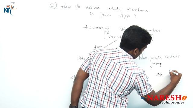 How to access static member in Java application? | Core Java FAQs Videos | Naresh IT смотреть онлайн