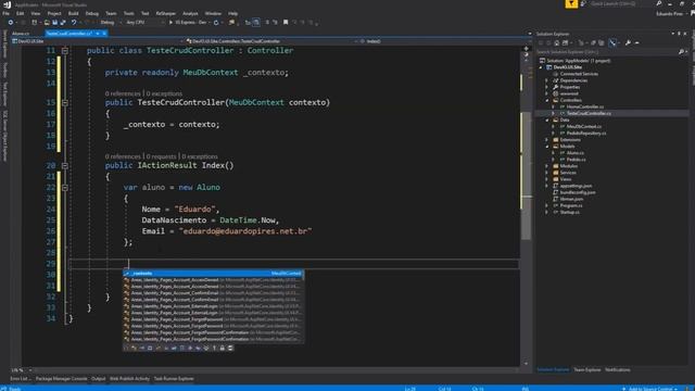 ASP NET CORE Operações CRUD смотреть онлайн