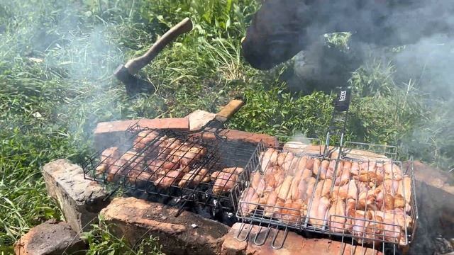 Куриные крылья гриль смотреть онлайн