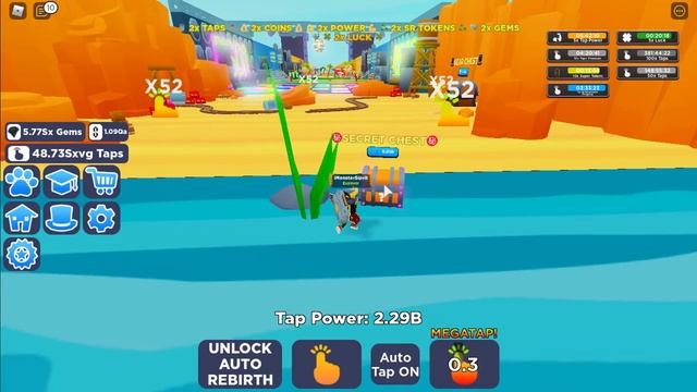 Road to x12 Power + Final Reward DUNGEON MASTER (1337 Bosses) in Tapping Simulator! [Roblox] смотреть онлайн