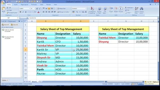 Cut, Copy , paste in MS Excel | Clip board function in excel смотреть онлайн