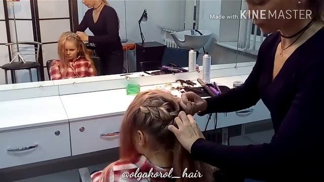 Коса на резинках/pull through braid смотреть онлайн