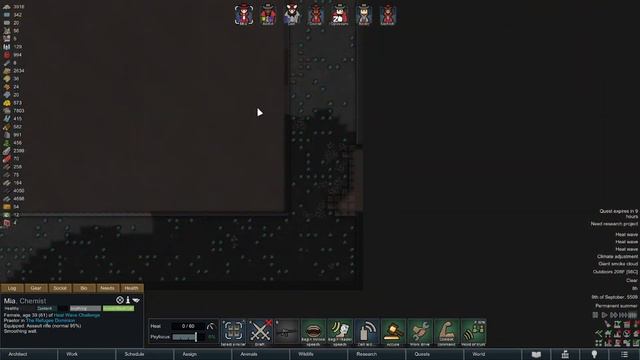 [43] Heat Wave Challenge - Stellarch Storage - RimWorld 1.4 - 3 Heat Waves! - Desert Biome - Take 2 смотреть онлайн
