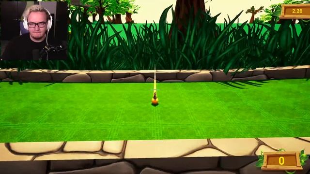 We Did The IMPOSSIBLE & Got -1 In Mini Golf! смотреть онлайн