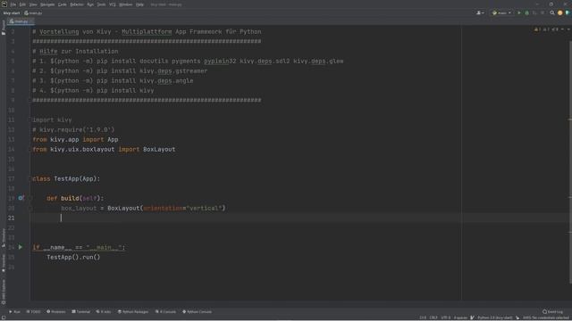 Apps auf allen Plattformen mit Kivy erstellen смотреть онлайн