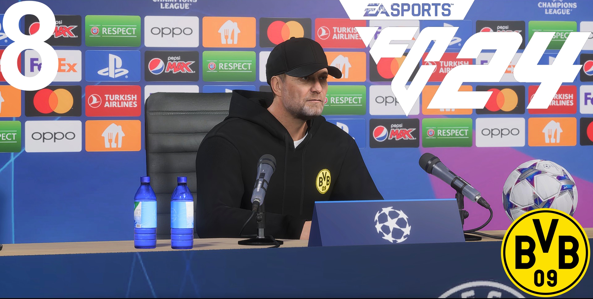 FC 24 КАРЬЕРА ЗА БОРУССИЮ ДОРТМУНД #8 - МИЛАН ДАЕТ БОЙ и ИДЁТ БОРЬБА ЗА ВЫХОД ИЗ ГРУППЫ!