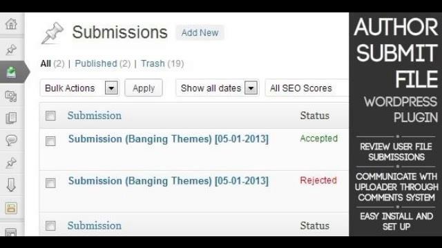 Preview Author Submit File - WordPress Submission Plugin смотреть онлайн