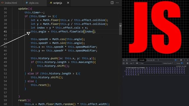 JavaScript Flow Fields - Advanced Experiments смотреть онлайн