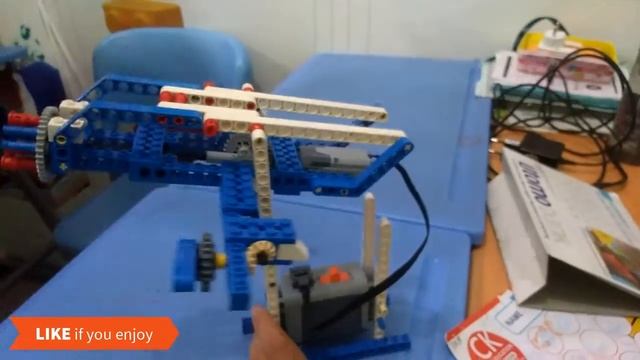 Lego 9686 "Jet Plane" Motorized Mechanism - Building Instructions смотреть онлайн