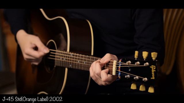 Gibson J-45 Vintage VS J-45 Standard смотреть онлайн