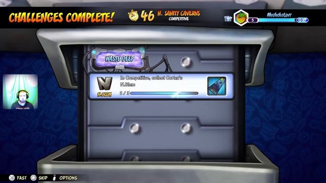 Смотрим и обсуждаем демку игры Crash Team Rumble с вебкой | Обзор смотреть онлайн