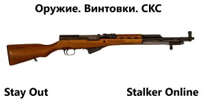 Stay Out \ Stalker Online. Оружие. Винтовки. СКС