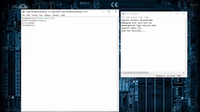 Cara meng-import file .txt ke PYTHON смотреть онлайн