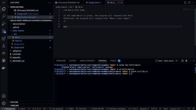 Developing with #github #copilot enabled #rust programming to #switchtorust from #python смотреть онлайн