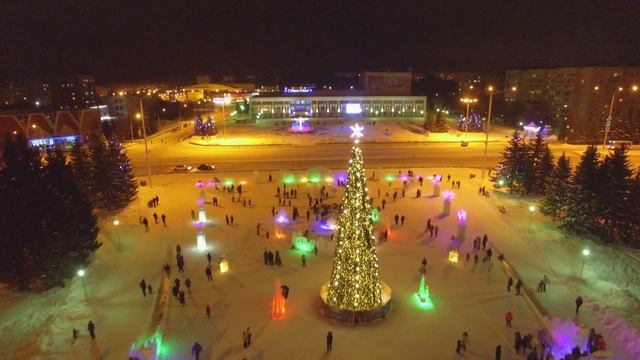Ледовый городок. к.т. Россия. Северск