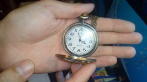 Карманные ретро часы на цепочке с алиэкспресс