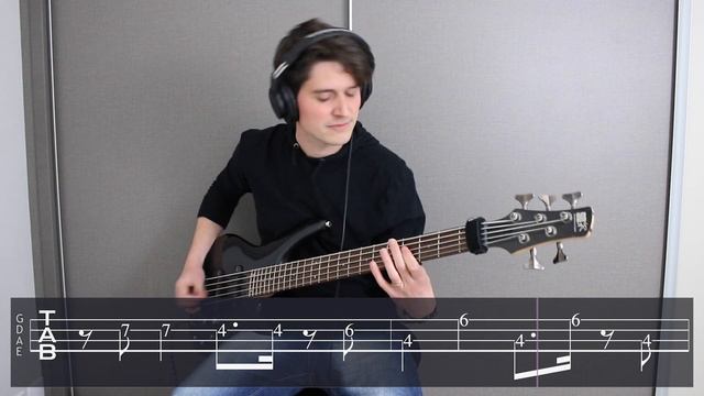 Måneskin - I Wanna Be Your Slave (Bass Cover With Tab) смотреть онлайн