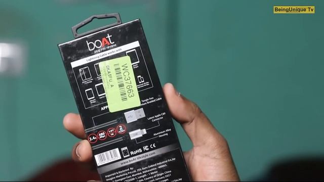 Boat LTGS500-1 Metallic Apple Certified Lightning Cable Unboxing Review In Hindi смотреть онлайн