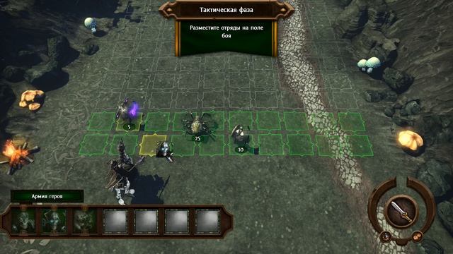 Might & Magic Heroes VII Герои 7 прохождение кампания Некромантов карта 2 #2 смотреть онлайн