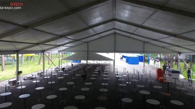 Тенты Альта Экспо в парке им. Пушкина