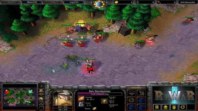 Hawk(HU) vs Yumiko(HU) - Game 4 - WarCraft 3 gameplay - RN852 смотреть онлайн