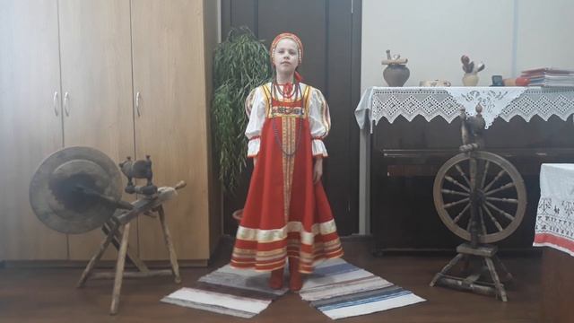 Р.н.п. "Долговязый журавель". Исп. Коростелева Арина смотреть онлайн