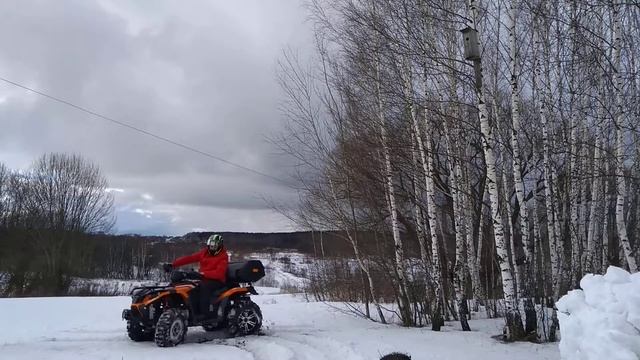 Linhay Yamaha D400. последний день зимы 2021... оттепель! смотреть онлайн