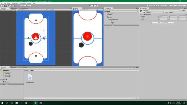#3 Make an Air Hockey Game in Unity - RESTRICTING MOVEMENT - Tutorial for Beginners смотреть онлайн