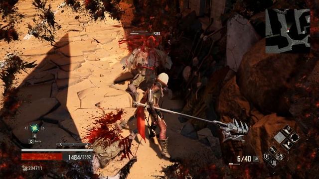 Code Vein: Прохождение соло (без комментариев) #10 ➤ Город барханов ➤ Хранительница горла. смотреть онлайн
