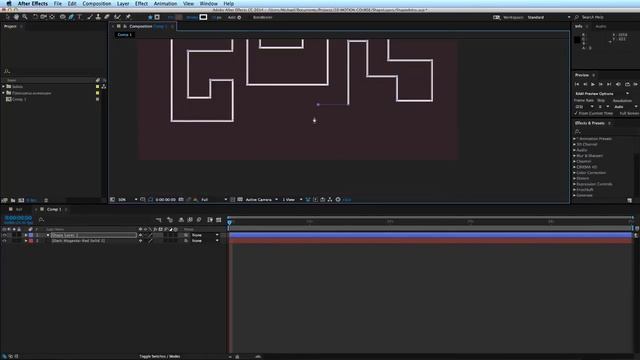 Основы шейповой анимации - модификаторы в After Effects смотреть онлайн
