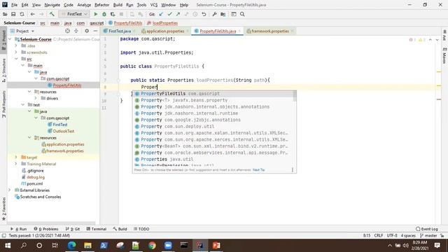 Selenium Automation Framework Tutorial - How to use Properties Files in Selenium Framework? смотреть онлайн