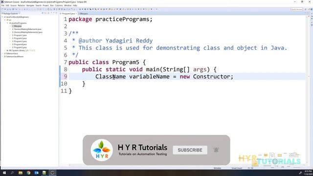 P17 - Class and Object in Java | Core Java | смотреть онлайн