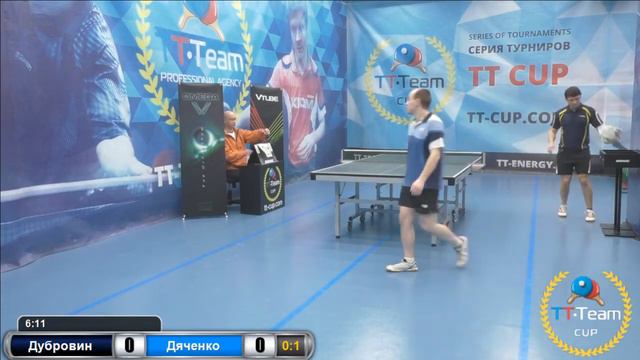 Игра за 5 место Дубровин - Дяченко 5 марта 2017 TT Cup смотреть онлайн