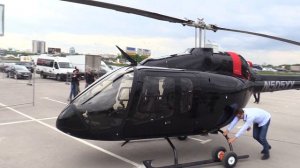 Вертолет Bell 505 Jet Ranger X  на выставке "HeliRussia-2019"  в Крокусе/ Москва/ Helicopter/