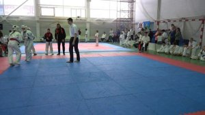 Гимадиева Кристина  -  Сафонова Варвара. Чемпионат Лен. Обл. по Всестилевому каратэ