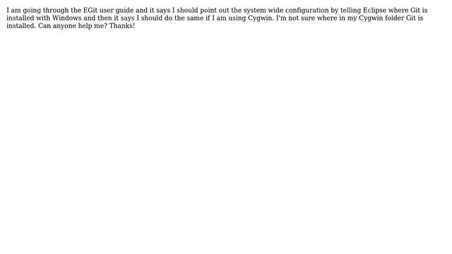 Where is git installed with cygwin? смотреть онлайн