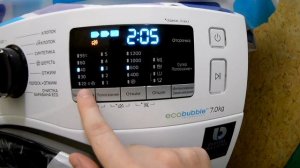 Samsung WW70J52E02W. Быстрое ознакомление с программами и допустимыми для каждой из них опций.