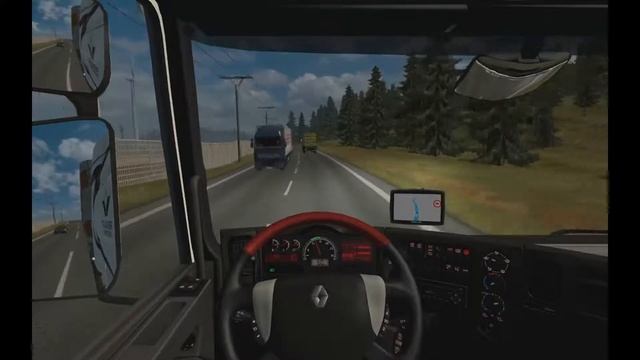 Внезапный таймлапс на рено по ETS 2 #1 смотреть онлайн