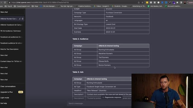 I Got ChatGPT To Create An Entire Facebook Ads Campaign in 60 seconds (INSANE RESULTS) смотреть онлайн
