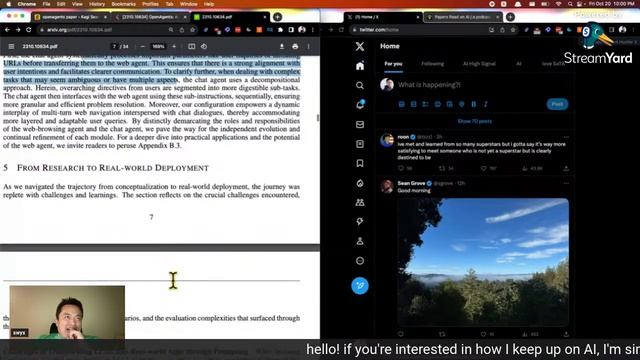 [Livestream] Paper Reading - OpenAgents, Mistral 7B, Etc
