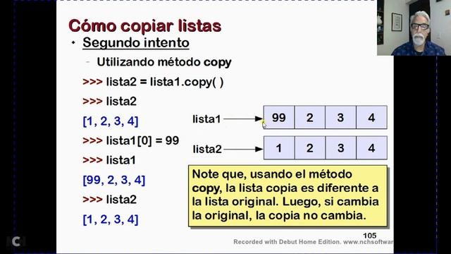 Cómo desplegar, copiar, leer y procesar listas en Python. Parte 5. смотреть онлайн
