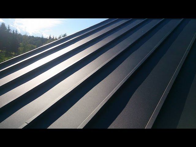 Фальцевая кровля. г.Псков ( Реечный фальц )