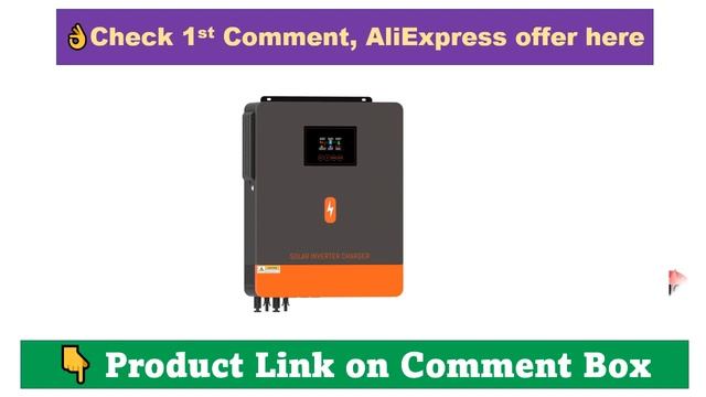 PowMr 10.2KW 48V 230V 180A Pure Sine Wave Hybrid Solar Inverter