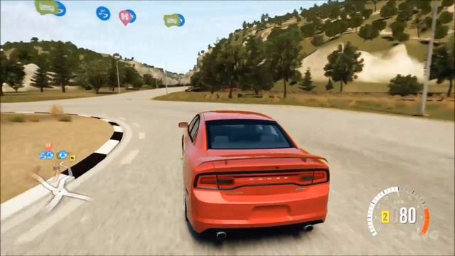 Dodge Charger SRT8 - 2012 - Forza Horizon 2 - Test Drive Gameplay [HD] смотреть онлайн