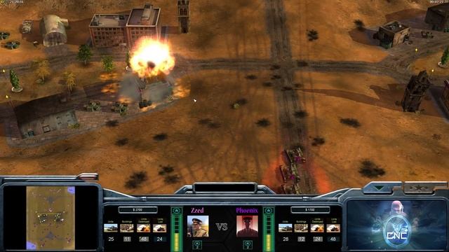[C&C Zero Hour] Zzed vs Phoenix смотреть онлайн
