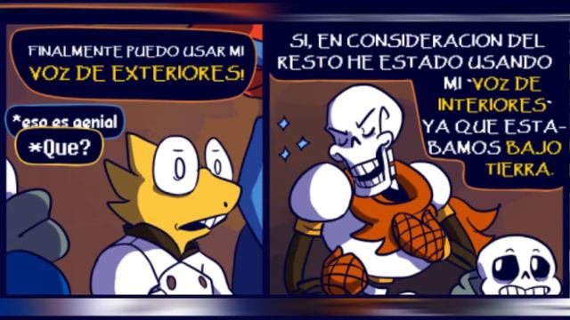 Mini Comic Undertale - Voz de Exteriores Papyrus смотреть онлайн
