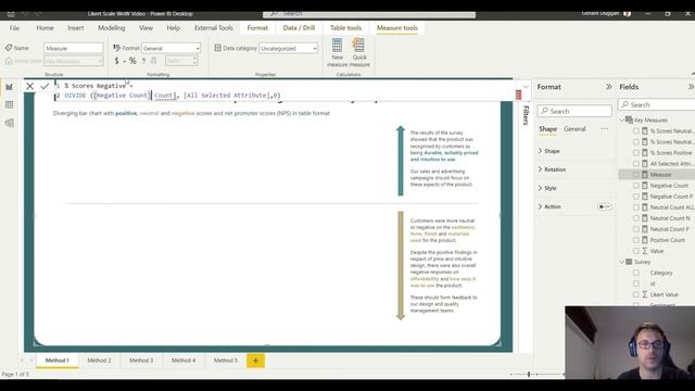 Likert Scale and NPS Power BI Walkthrough Tutorial смотреть онлайн