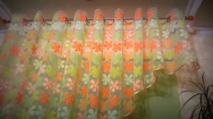 Шторы на люверсах и установка их на карниз