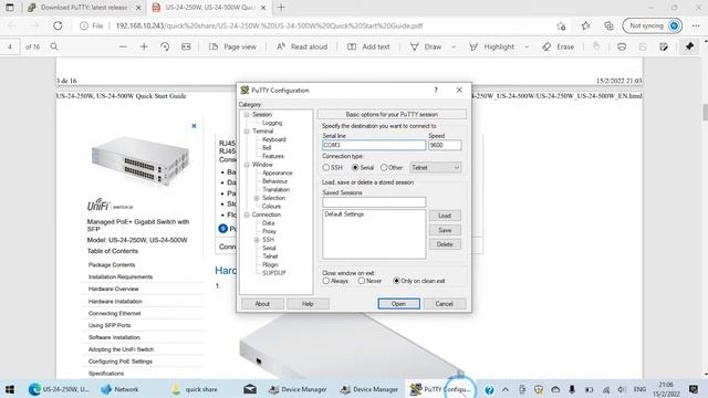 Console Management – How To Connect To Unifi Switches - Ubiquiti Serial Connection.