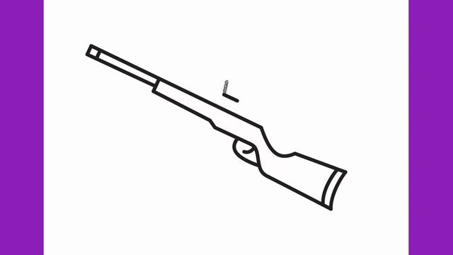 HOW TO DRAW A SNIPER RIFLE EASY смотреть онлайн
